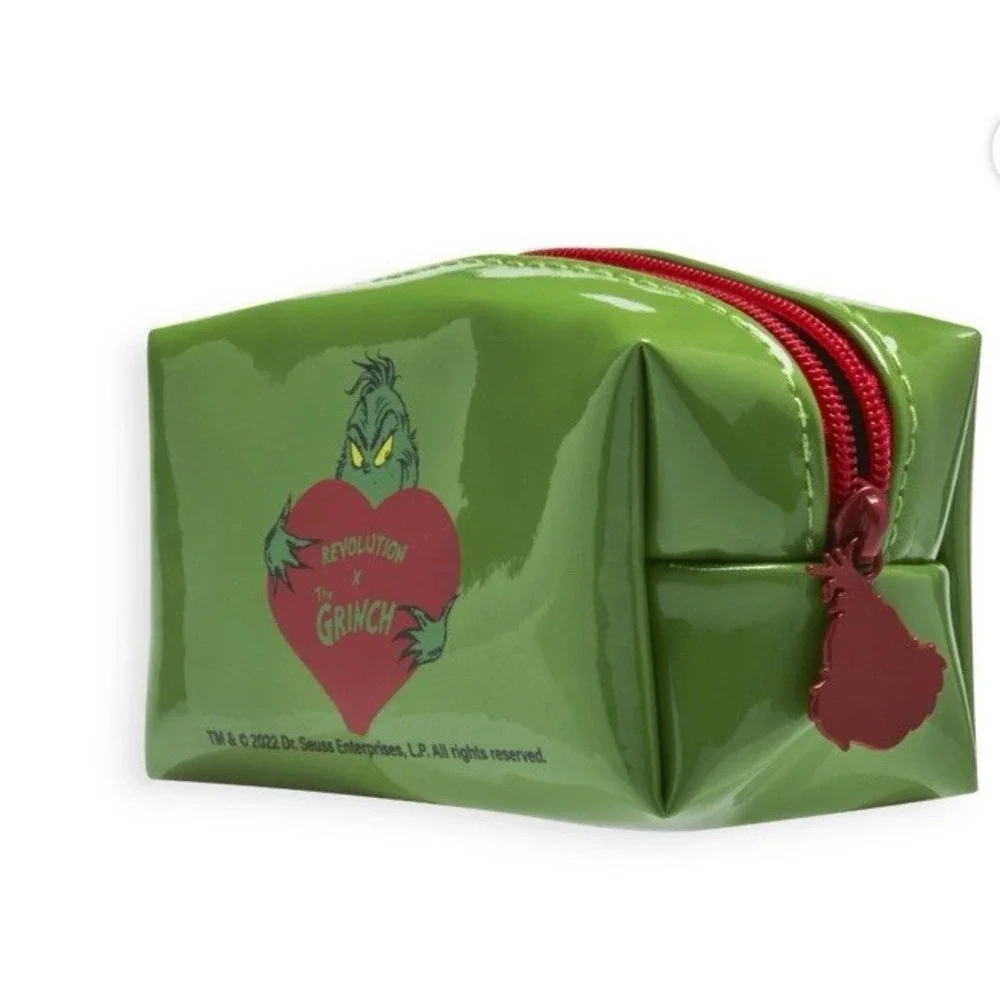 The Grinch x Makeup‎ Revolution Cosmetics Mini Cosmetic Bag New NOS Seuss